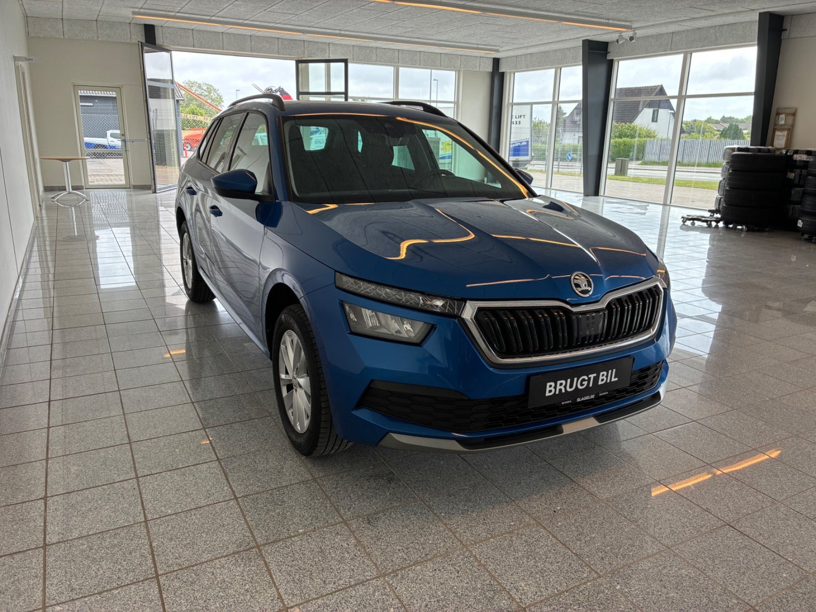 Blå Skoda Kamiq fra 2023