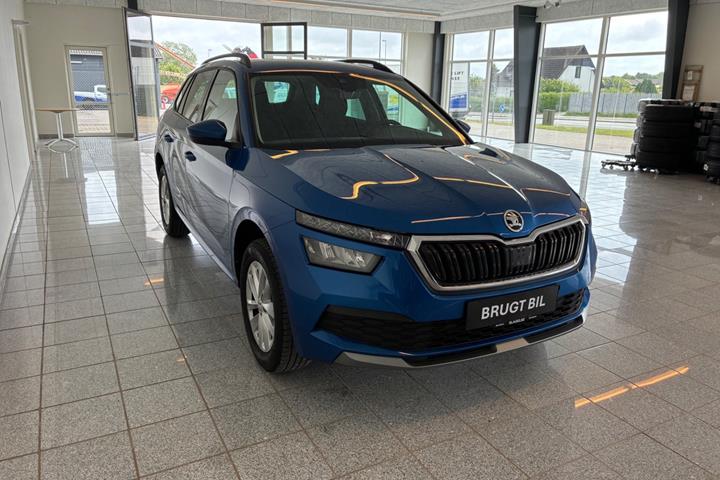 Blå Skoda Kamiq fra 2023