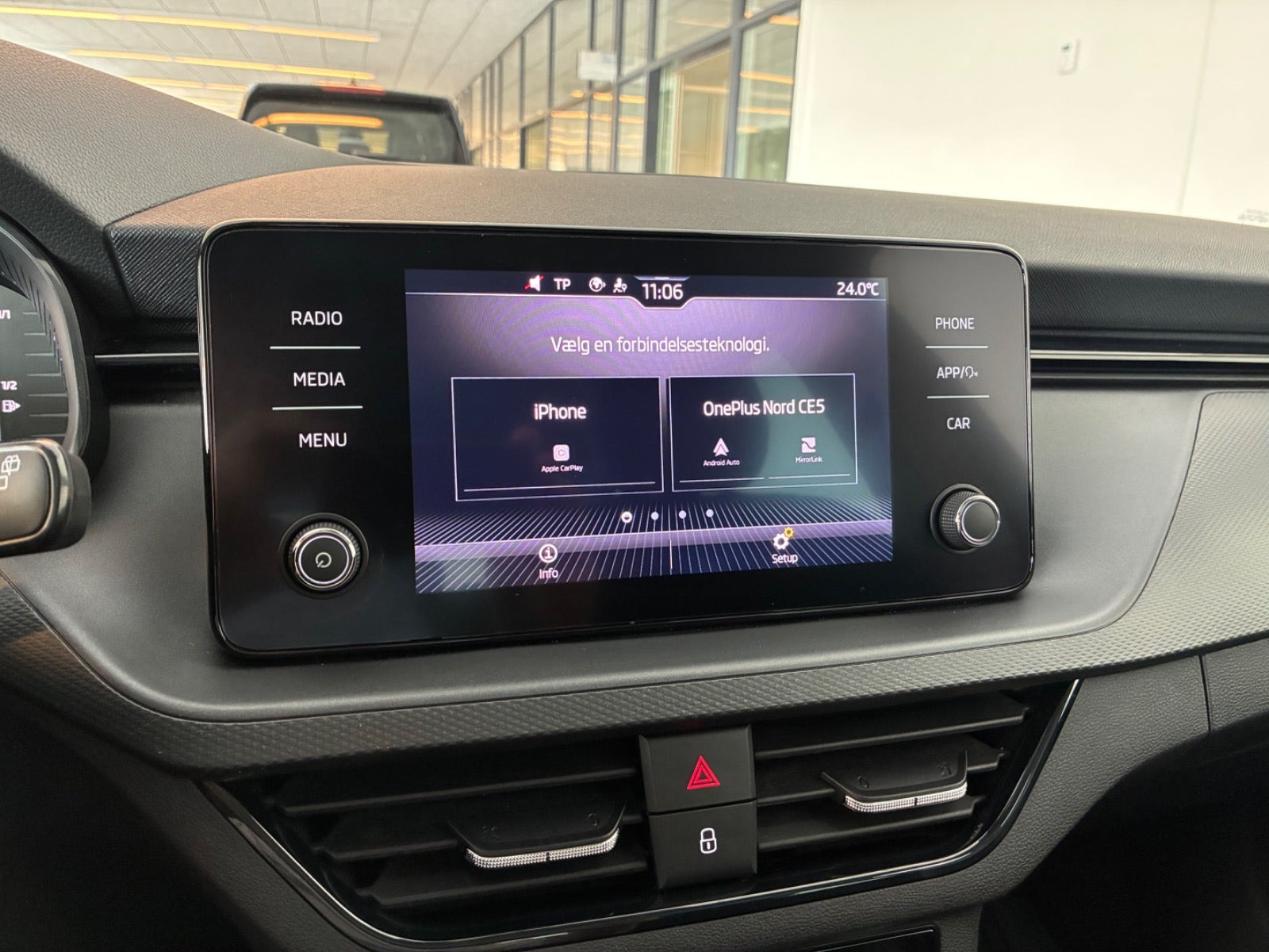 Blå Skoda Kamiq fra 2023