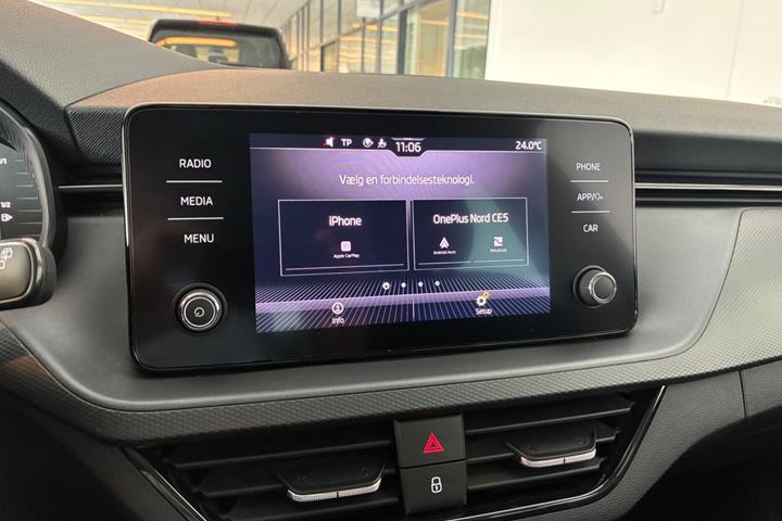 Blå Skoda Kamiq fra 2023