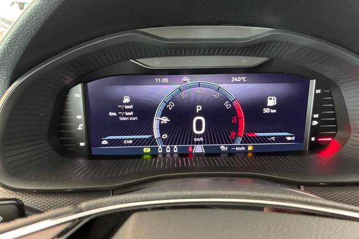 Blå Skoda Kamiq fra 2023