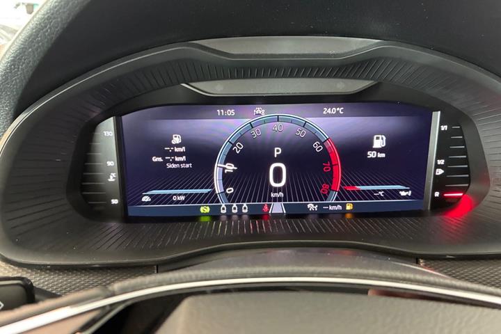 Blå Skoda Kamiq fra 2023