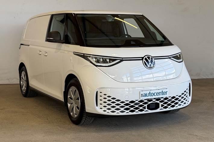 Hvid VW ID.Buzz fra 2023 set udefra