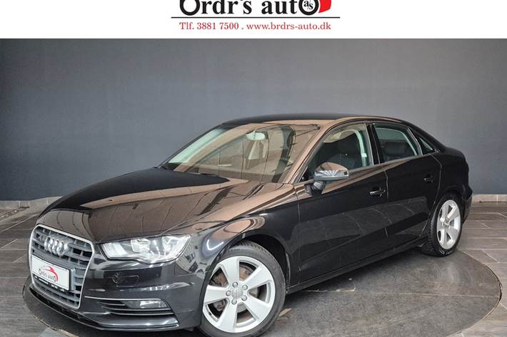 Sort Audi A3 fra 2014