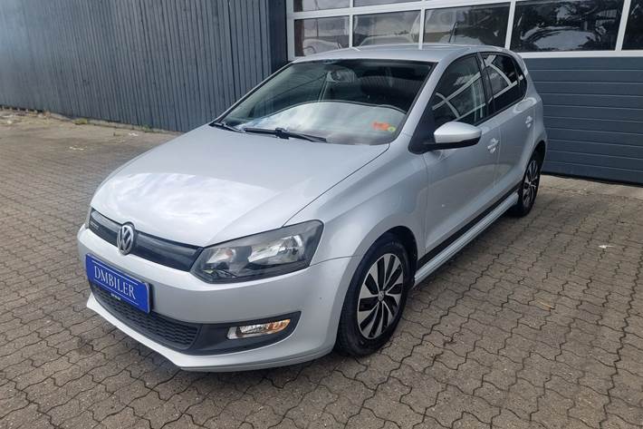 Sølv VW Polo fra 2012