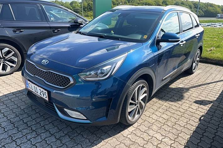Blå Kia Niro fra 2018