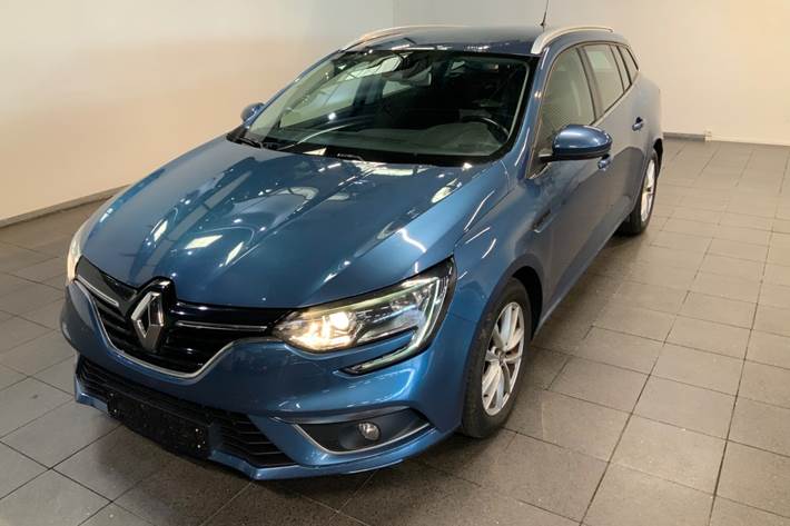 Blå Renault Megane IV fra 2017