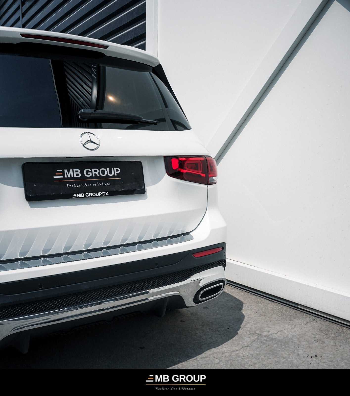 Hvid Mercedes GLB220 d fra 2020
