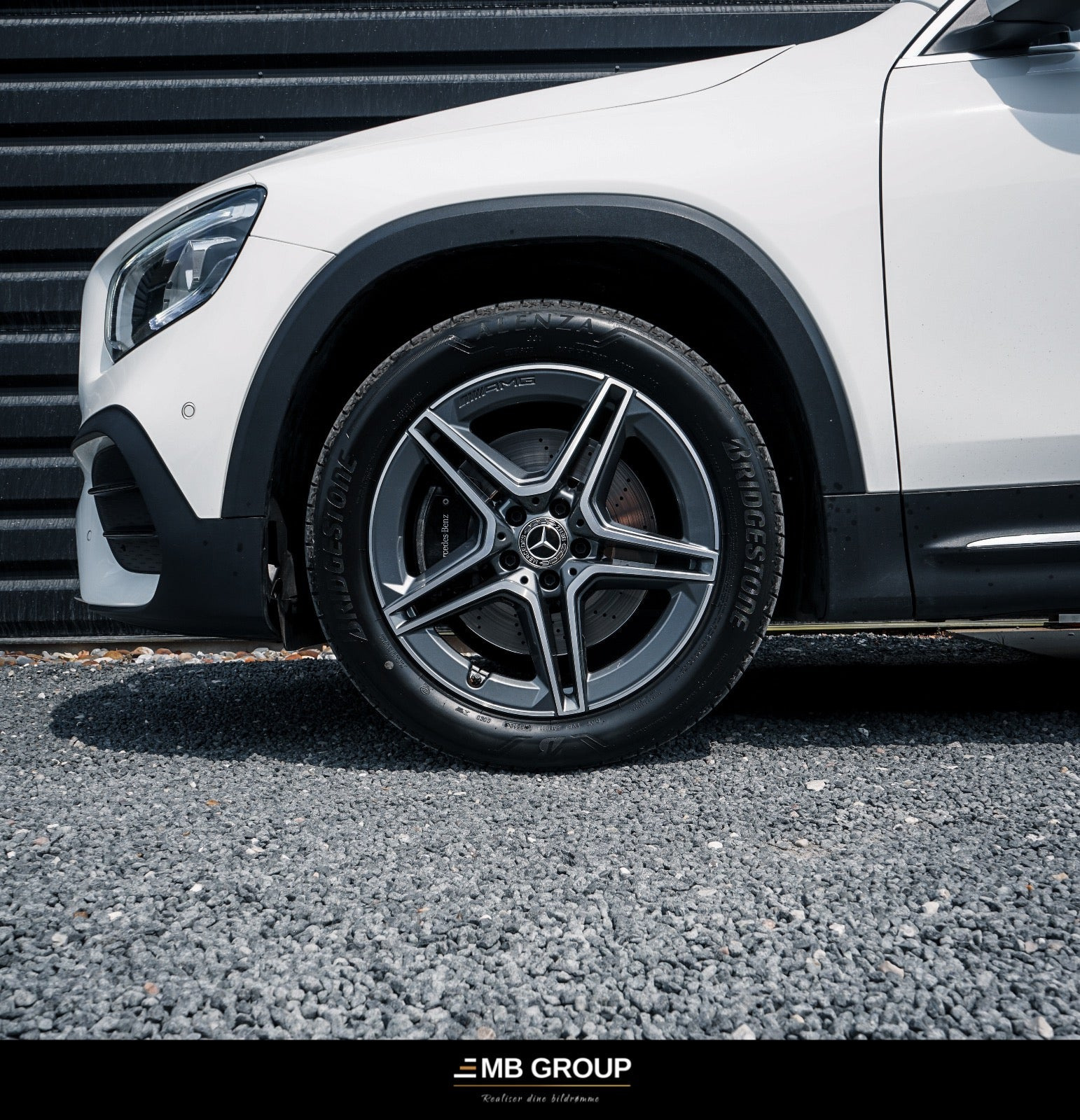 Hvid Mercedes GLB220 d fra 2020