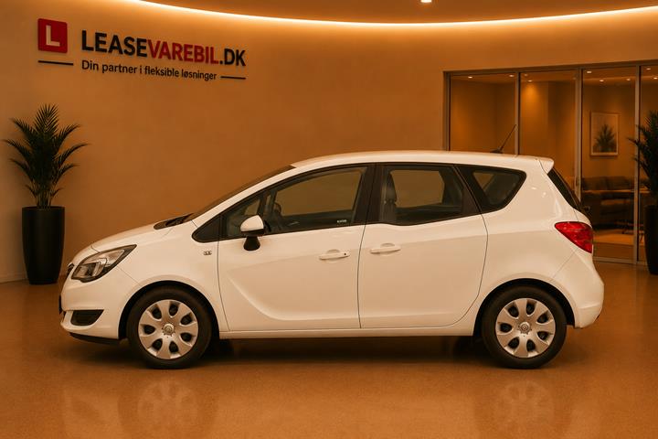 Hvid Opel Meriva fra 2017