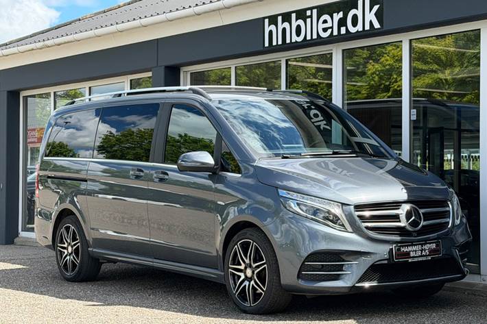 Grå Mercedes V250 d fra 2017
