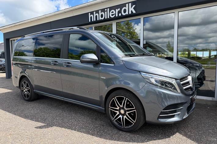Grå Mercedes V250 d fra 2017