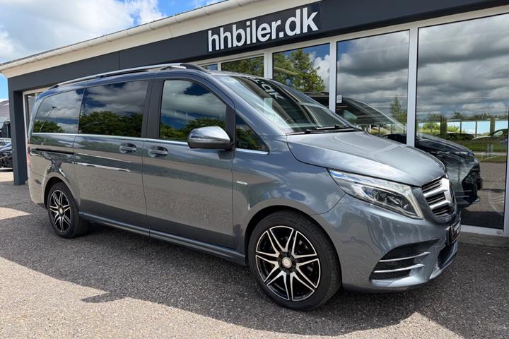 Grå Mercedes V250 d fra 2017