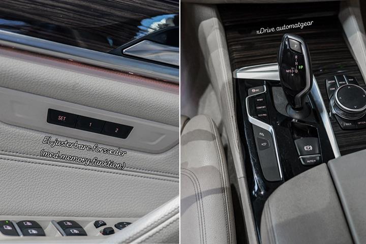 Blå BMW 530d fra 2019