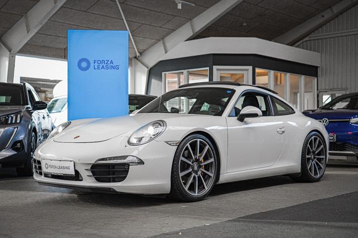 Hvid Porsche 911 Carrera fra 2012