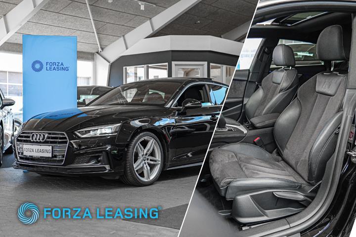 Sort Audi A5 fra 2019