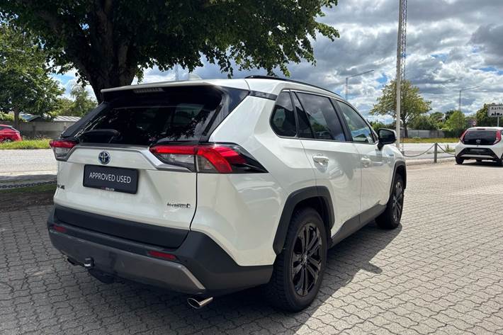 Hvid Toyota RAV4 fra 2019