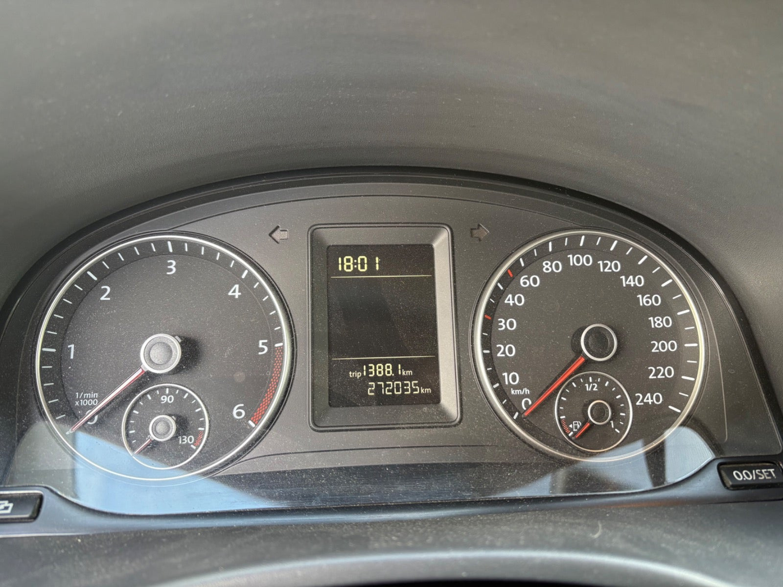 Grøn VW Caddy fra 2011