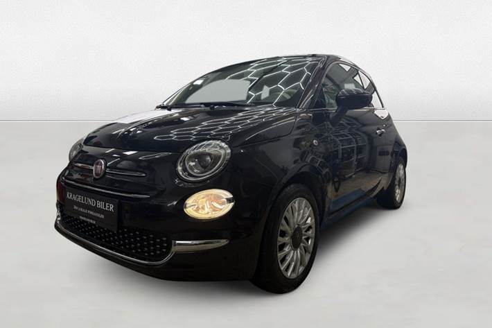 Grøn Fiat 500 fra 2016