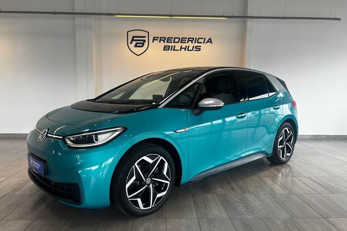 Blå VW ID.3 fra 2020