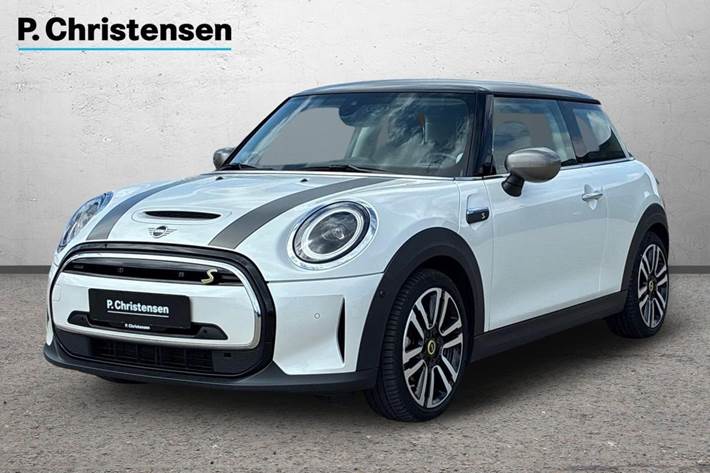 Hvid Mini Cooper SE fra 2023