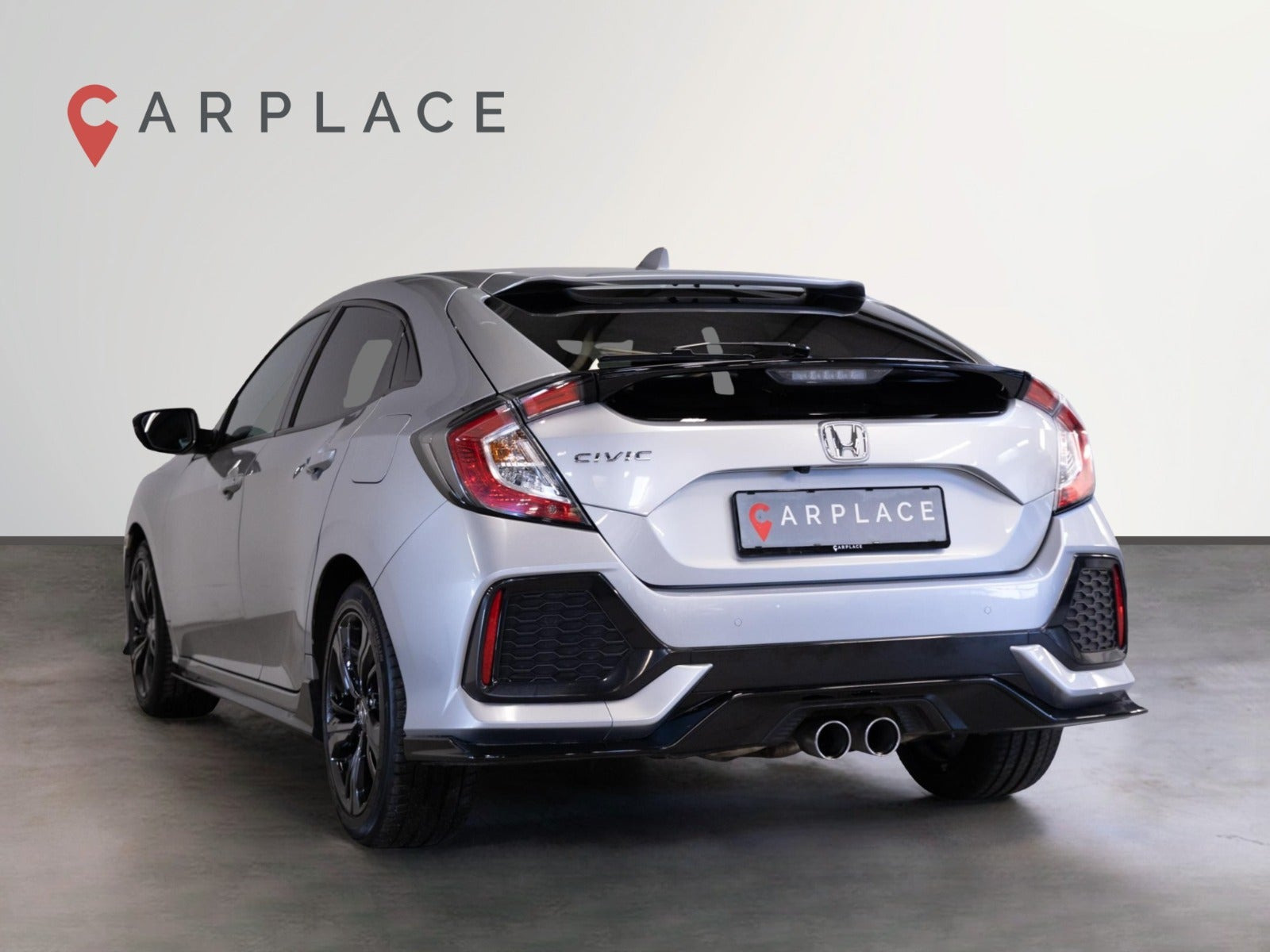 Sølv Honda Civic fra 2017