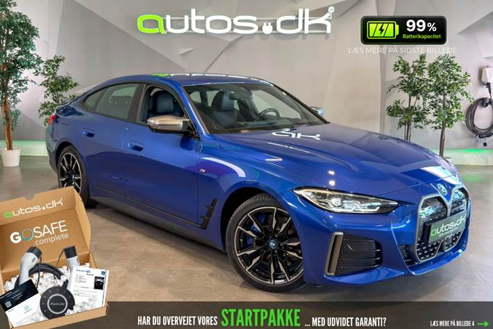 Blå BMW i4 fra 2022