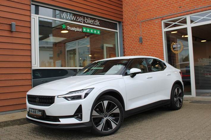 Hvid Polestar 2 fra 2023