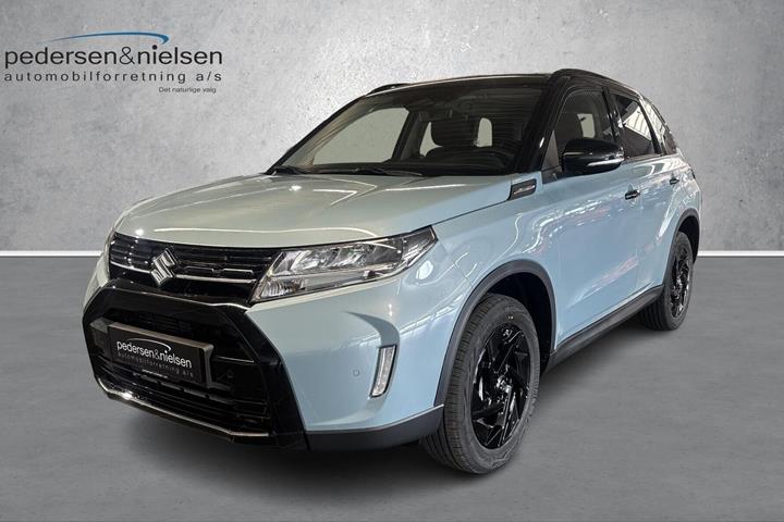 Blå Suzuki Vitara fra 2026 set udefra