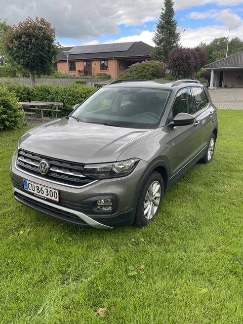 Sølv VW T-Cross fra 2020