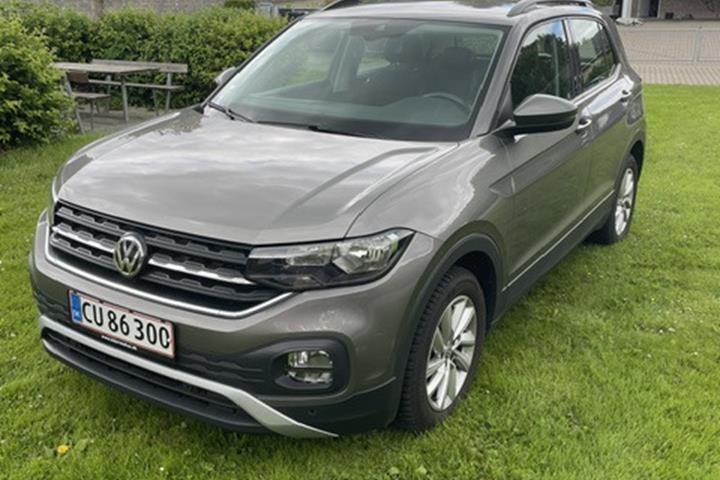 Sølv VW T-Cross fra 2020