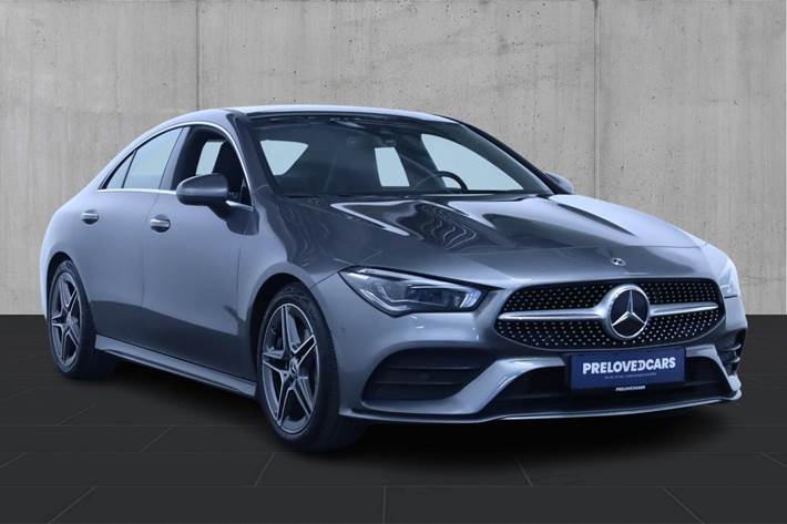 Grå Mercedes CLA220 d fra 2020