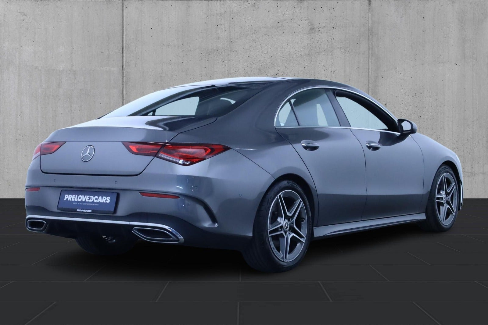Grå Mercedes CLA220 d fra 2020