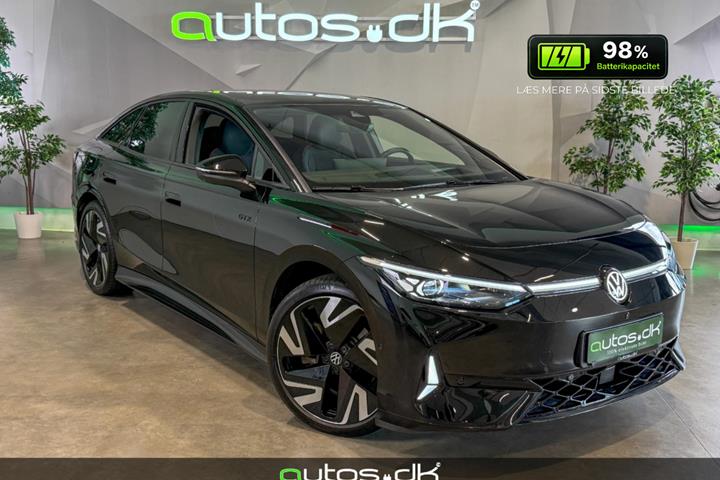 Sort VW ID.7 fra 2025 set udefra