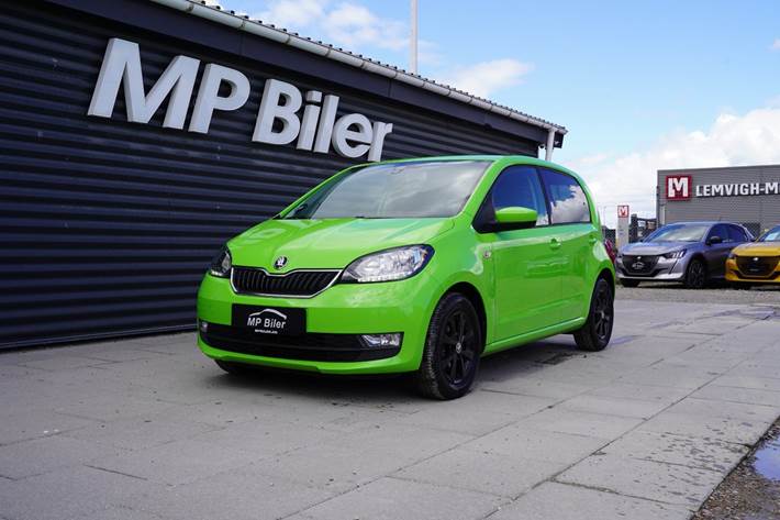 Grøn Skoda Citigo fra 2019