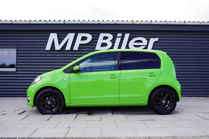 Grøn Skoda Citigo fra 2019