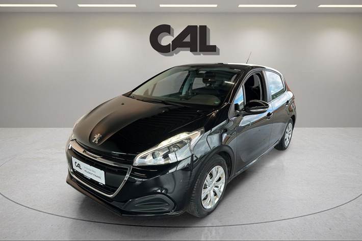 Sort Peugeot 208 fra 2016