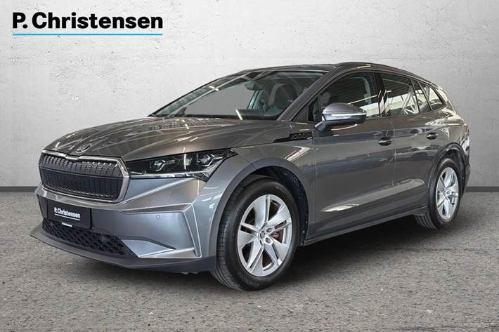 Grå Skoda Enyaq fra 2023