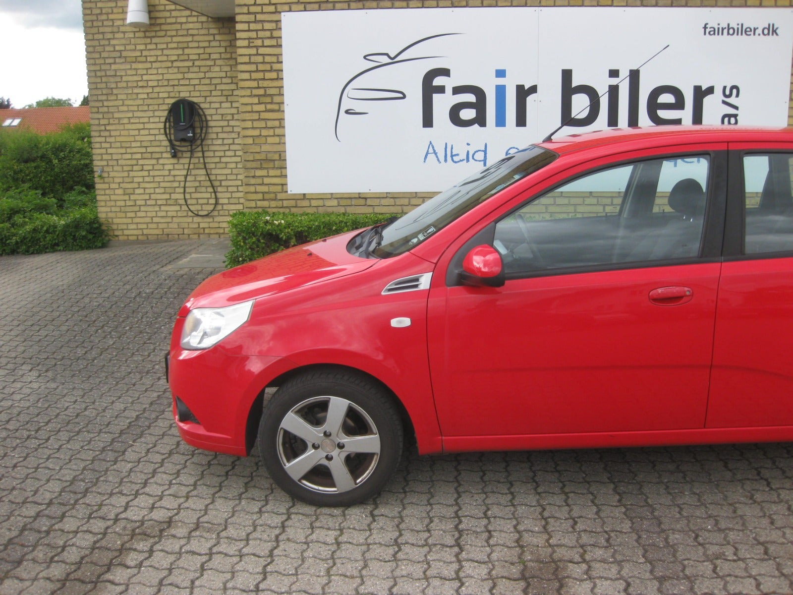 Rød Chevrolet Aveo fra 2010
