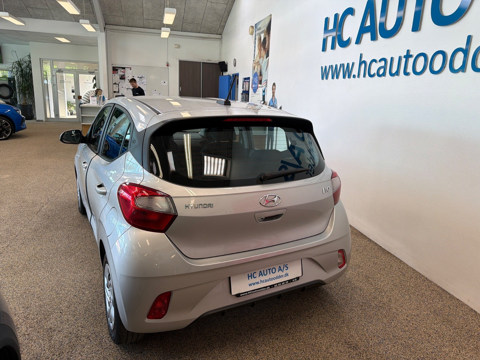 Sølv Hyundai i10 fra 2020