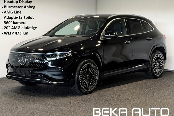 Sort Mercedes EQA250 fra 2025