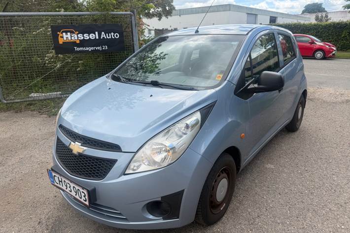 Grøn Chevrolet Spark fra 2010