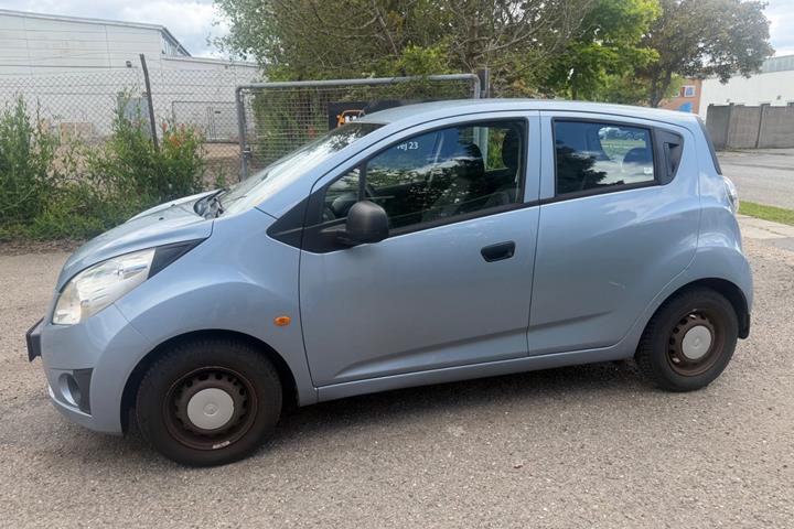 Grøn Chevrolet Spark fra 2010