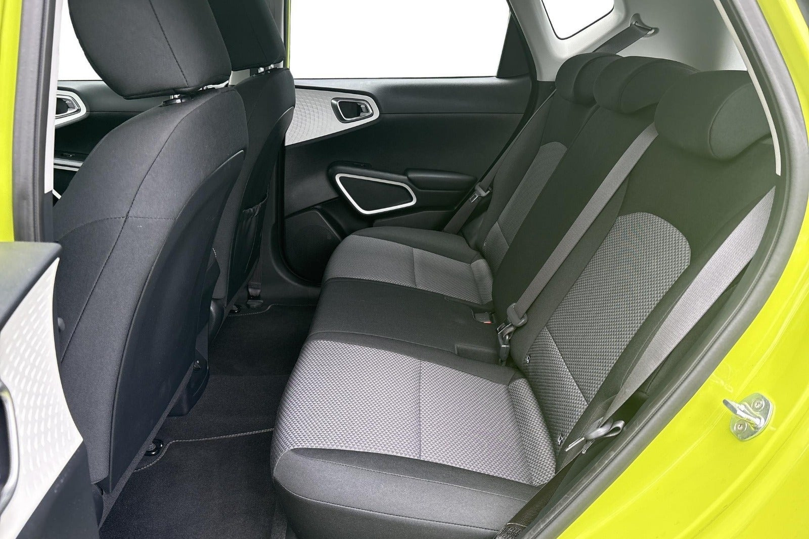 Grøn Kia e-Soul fra 2021 set indefra