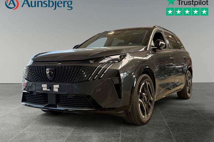 Grå Peugeot e-5008 fra 2026