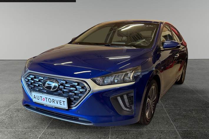Blå Hyundai Ioniq fra 2020
