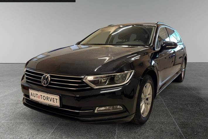 Sort VW Passat fra 2018