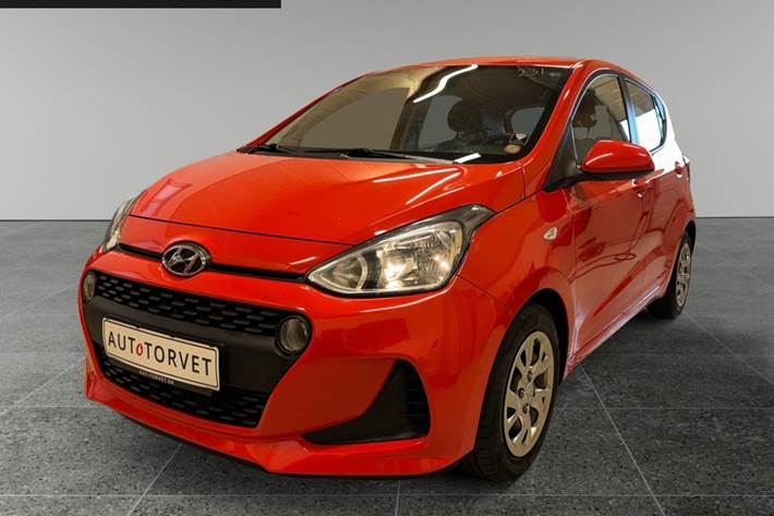 Rød Hyundai i10 fra 2020