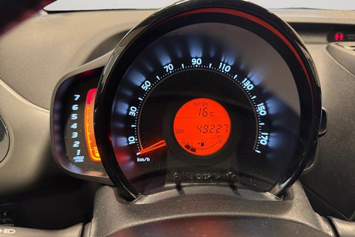 Sort Toyota Aygo fra 2021