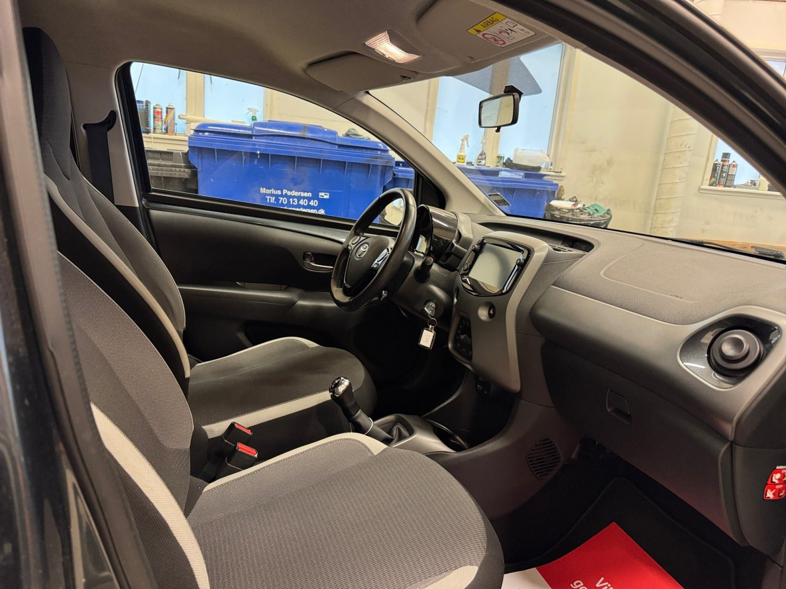 Sort Toyota Aygo fra 2021